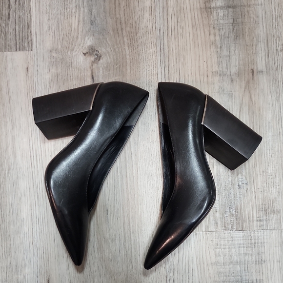 ALLSAINTS Xerxes  Black Block Heels - Picture 6 of 10